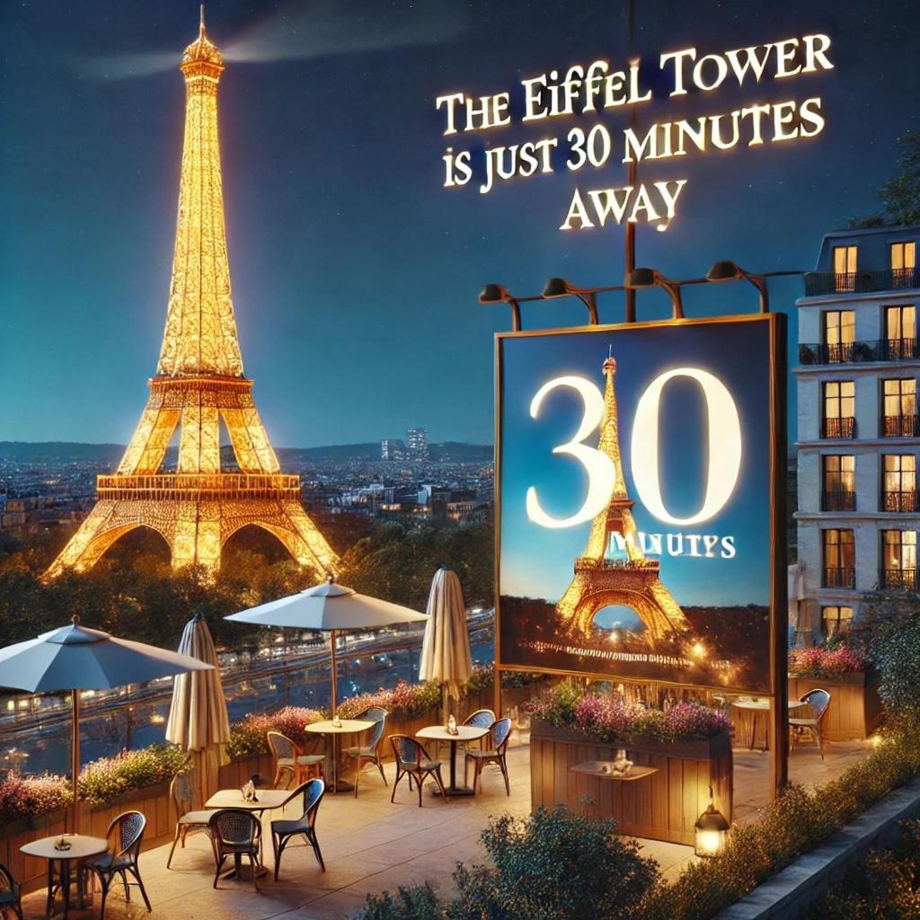 La Maison Est Situee En Face De La Gare Bondy Esterno foto